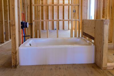 Newly Installed Bathtub